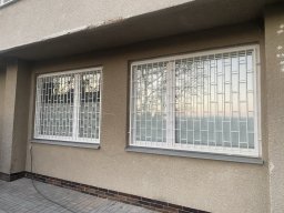 Mříže do oken, lakované